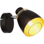 Nástenné svietidlá candellux lighting zlatej farby v modernom štýle z kovu kompatibilné s E14 