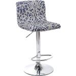 Barové stoličky Komashop modrej farby z bavlny 