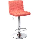 Barové stoličky Komashop oranžovej farby z bavlny 