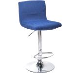 Barové stoličky Komashop modrej farby z bavlny 