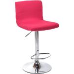 Barové stoličky Komashop červenej farby z bavlny 