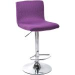 Barové stoličky Komashop fialovej farby z bavlny 