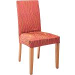 Návleky na stoličky Komashop oranžovej farby z bavlny 