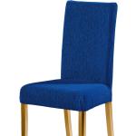 Návleky na stoličky Komashop modrej farby 