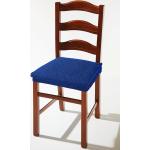Návleky na stoličky Komashop modrej farby z bavlny 