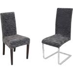 Návleky na stoličky Komashop sivej farby v zľave 