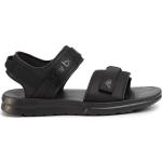 Pánske Športové sandále New Balance čiernej farby z koženky vo veľkosti 45 v zľave na leto 