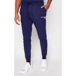 Pánske Športové nohavice New Balance Athletics tmavo modrej farby z bavlny vo veľkosti XXL v zľave 