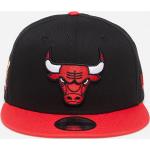 New Era Chicago Bulls Team Patch 9FIFTY Snapback Cap Black/ Red