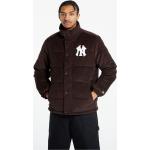 New Era New York Yankees MLB Brown Puffer Jacket UNISEX Nfl Brown Suede/ White