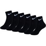 Dojčenské Detské ponožky Nike 6 čiernej farby v zľave 