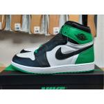 Kotníkové tenisky Nike Air Jordan 1 zelenej farby 