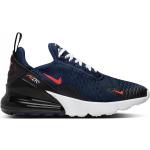 Nike Air Max 270 React Junior Trainers Navy/Red 4 (36.5)