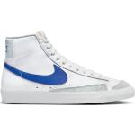Pánske Blejzre Nike Blazer High bielej farby v retro štýle z plyšu v zľave 