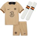 Nová kolekcia: Dojčenské Detské ponožky Nike béžovej farby s motívom FC Chelsea v zľave 