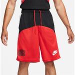 Šortky Nike Dri-Fit červenej farby v zľave 
