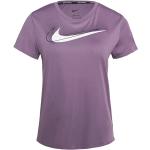 Dámske Tričká s krátkym rukávom Nike Dri-Fit fialovej farby s krátkymi rukávmi udržateľná móda 