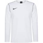 Pánske Futbalové dresy Nike Park bielej farby v športovom štýle z flisu s dlhými rukávmi 