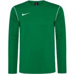 Pánske Futbalové dresy Nike Park zelenej farby v športovom štýle z flisu s dlhými rukávmi 