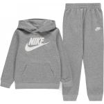 Nike Fleece Tracksuit Infants Grey 6 - 7 Years