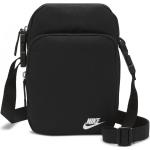 Crossbody kabelky Nike Heritage čiernej farby z polyesteru na zips v zľave 