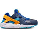 Nike Huarache Run Big Kids' Shoes Blue/Orange 4 (36.5)