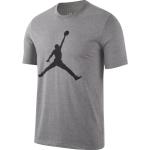 Pánske Tričká s krátkym rukávom Nike Air Jordan Jumpman sivej farby s krátkymi rukávmi 
