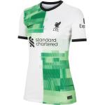 Dámske Dresy Nike bielej farby z polyesteru vo veľkosti XS s motívom FC Liverpool v zľave 