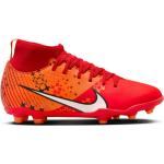 Nike Mercurial Superfly 9 Club Firm Ground Football Boots Juniors Crimson/Ivory 3 (35.5)