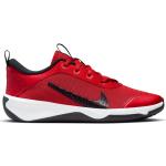 Lodičky na vysokom opätku Nike Kids červenej farby v elegantnom štýle z tkaniny vo veľkosti 38 v zľave na jar 