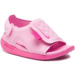 Dievčenské Sandále Nike Sunray Adjust ružovej farby na leto 