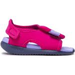 Dievčenské Kožené sandále Nike Sunray Adjust ružovej farby z koženky vo veľkosti 27 na leto 