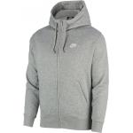 Nike Sportswear Club Fleece Men's Full-Zip Hoodie Grey 2XL