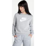 Dámska Jesenná móda Nike Sportswear sivej farby v športovom štýle z flisu vo veľkosti XS na zimu 