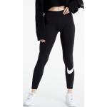 Nike Sportswear Essential GX Mid-Rise Swoosh Leggings Black/ White