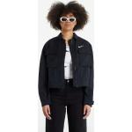 Dámske Športové bundy Nike Sportswear čiernej farby vo veľkosti XS na zips 