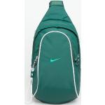 Športové batohy Nike Essentials zelenej farby na zips 