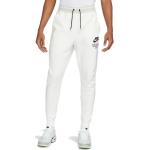 Pánske Elastické nohavice Nike Sportswear bielej farby v športovom štýle s kvetinovým vzorom z bavlny v zľave 