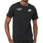Pánske Tričká s krátkym rukávom Nike Sportswear čiernej farby v ležérnom štýle s motívom NBA 