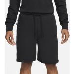 Pánske Šortky Nike Sportswear Tech Fleece čiernej farby v športovom štýle z flisu 