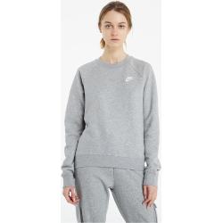 Dámske Mikiny Nike Sportswear sivej farby v športovom štýle z flisu vo veľkosti XL 