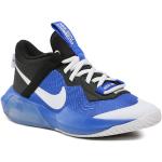 Detské Basketbalové tenisky Nike Zoom modrej farby v športovom štýle 