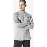 Pánske Tričká s dlhým rukávom Nike Sportswear sivej farby s dlhými rukávmi v zľave 