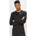 Pánske Tričká s dlhým rukávom Nike čiernej farby z polyesteru vo veľkosti S s dlhými rukávmi v zľave 
