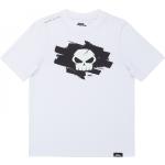 No Fear New Graphic T Shirt Junior Boys White Skull 7-8 Years