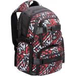 No Fear Skate Backpack Red/White One Size