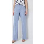 Dámske Designer Nohavice s vysokým pásom Calvin Klein modrej farby z viskózy vo veľkosti M udržateľná móda 