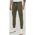 Pánske Cargo nohavice Calvin Klein Jeans zelenej farby z bavlny vo veľkosti XXL v zľave 
