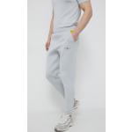 Pánske Designer Športové nohavice Calvin Klein PERFORMANCE sivej farby s jednofarebným vzorom z polyesteru 