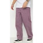 Pánske Slim Fit nohavice Element ružovej farby s vyšívaným vzorom z bavlny vo veľkosti XXS na gombíky zúžené 